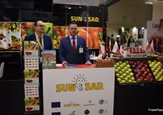 Marcin Stasiak and Lukasz Lapacz from the Polish apple exporters SunSad.